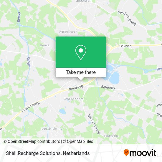 Shell Recharge Solutions map