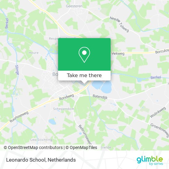 Leonardo School map