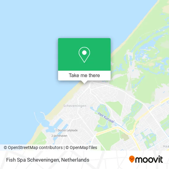 Fish Spa Scheveningen map