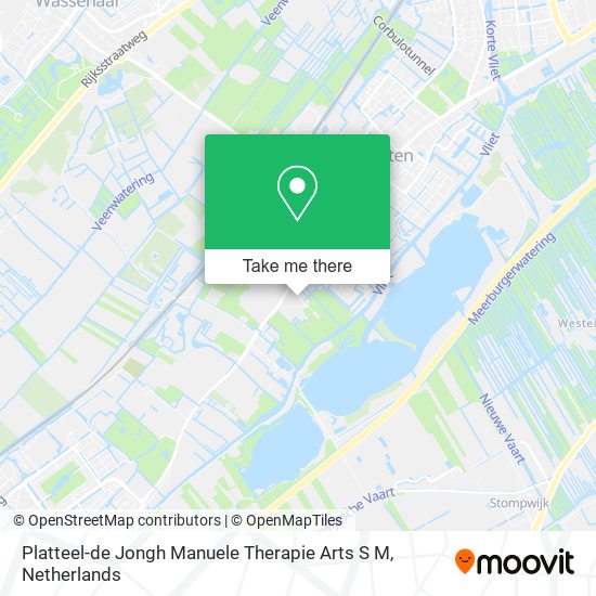 Platteel-de Jongh Manuele Therapie Arts S M map