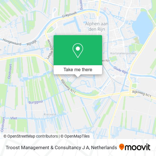 Troost Management & Consultancy J A map