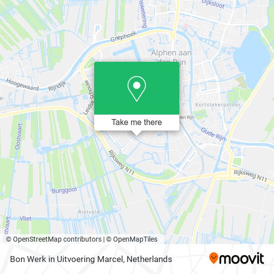 Bon Werk in Uitvoering Marcel map