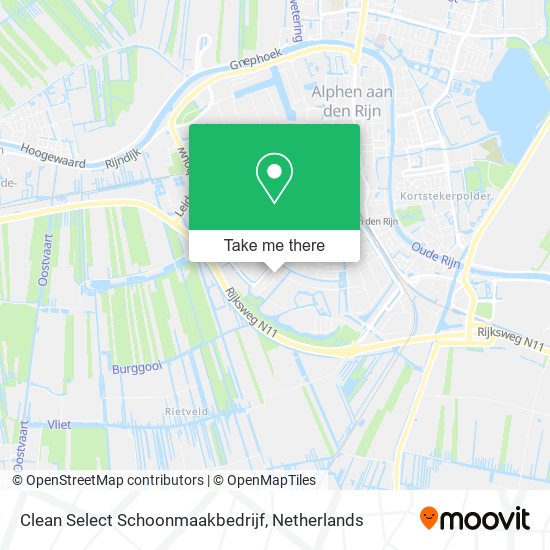Clean Select Schoonmaakbedrijf map