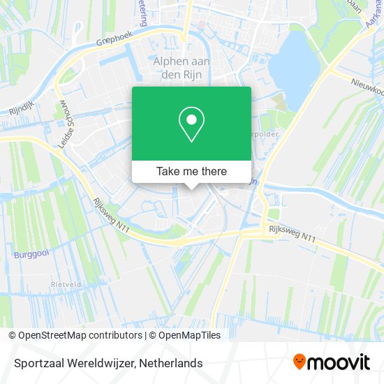 Sportzaal Wereldwijzer Karte