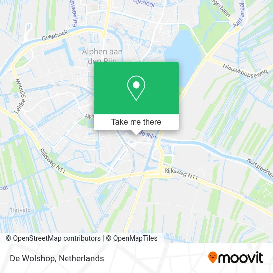 De Wolshop map