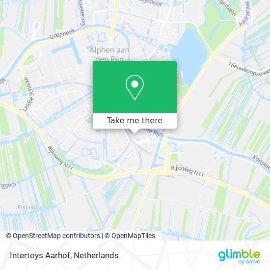 Intertoys Aarhof map