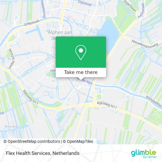 Flex Health Services map