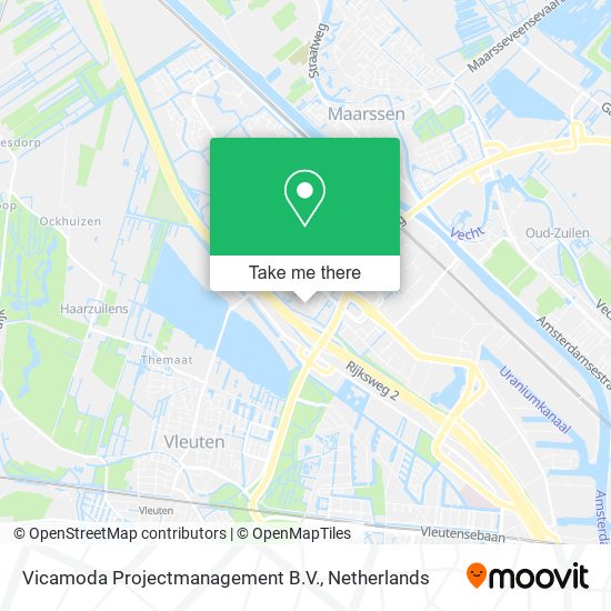 Vicamoda Projectmanagement B.V. map