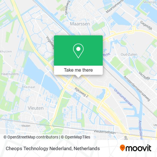 Cheops Technology Nederland Karte