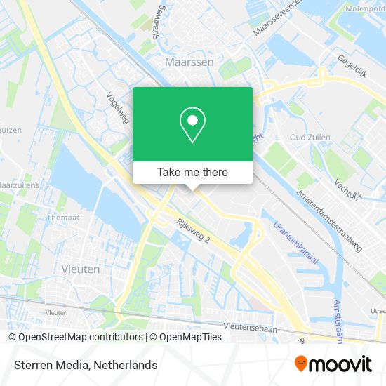 Sterren Media map