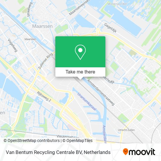 Van Bentum Recycling Centrale BV Karte