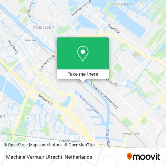 Machine Verhuur Utrecht map