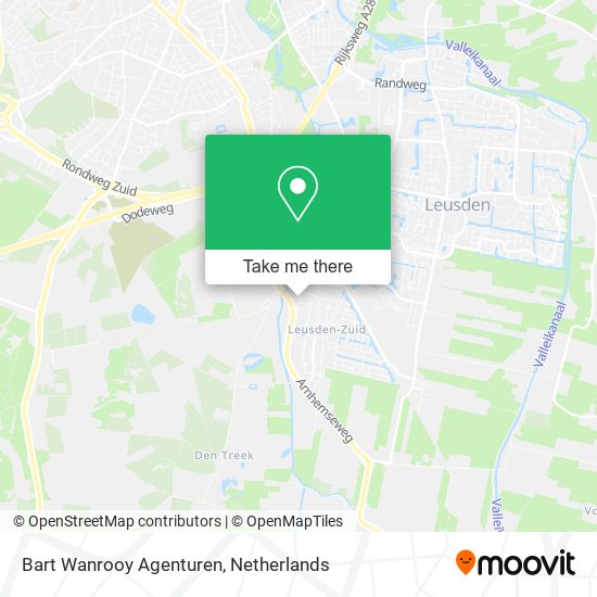 Bart Wanrooy Agenturen map