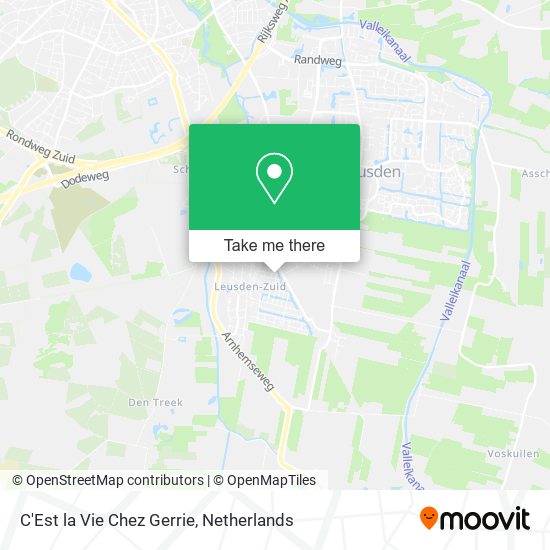 C'Est la Vie Chez Gerrie map
