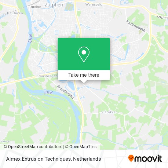 Almex Extrusion Techniques map