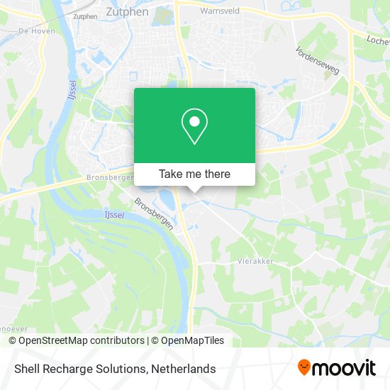 Shell Recharge Solutions map