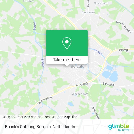 Buunk's Catering Borculo map