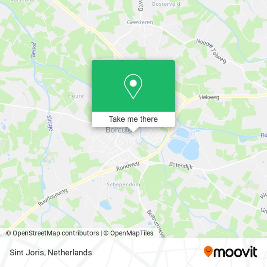 Sint Joris map