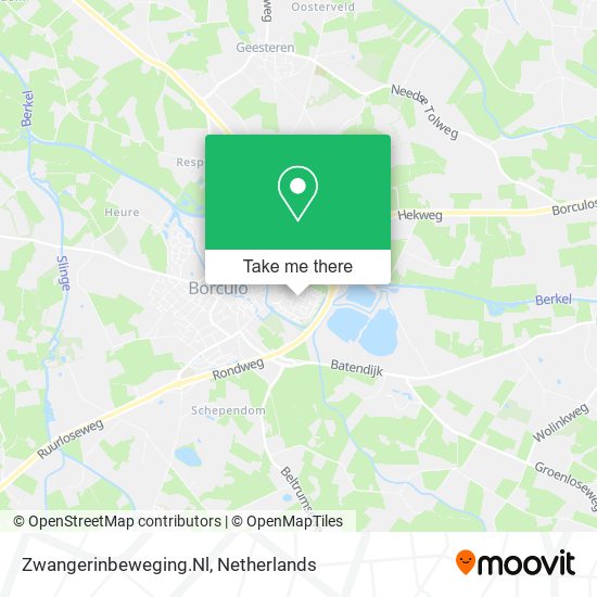 Zwangerinbeweging.Nl map