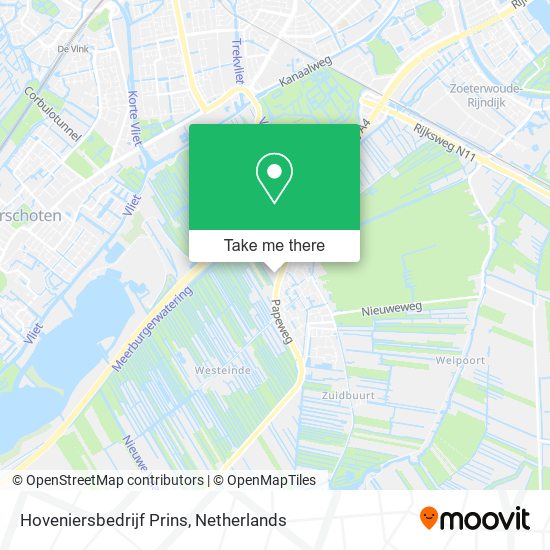 Hoveniersbedrijf Prins map