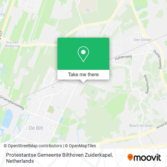 Protestantse Gemeente Bilthoven Zuiderkapel map