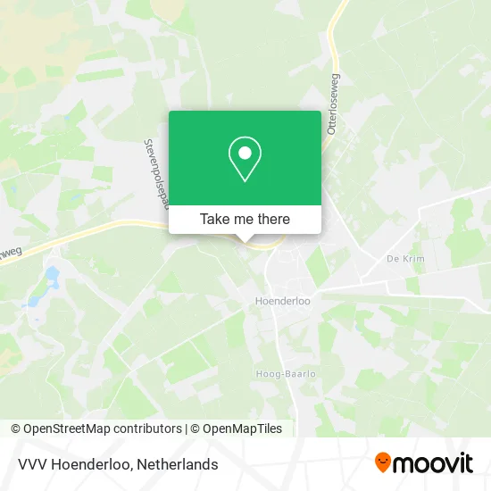 VVV Hoenderloo map