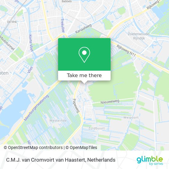 C.M.J. van Cromvoirt van Haastert map