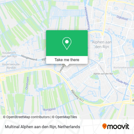 Multinal Alphen aan den Rijn map