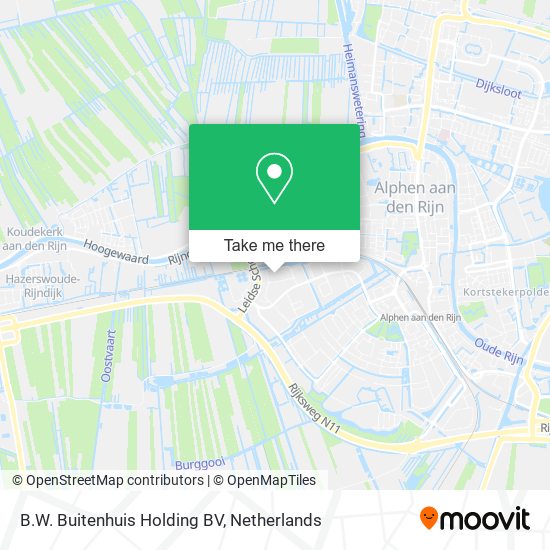 B.W. Buitenhuis Holding BV map