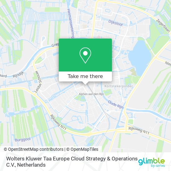 Wolters Kluwer Taa Europe Cloud Strategy & Operations C.V. map