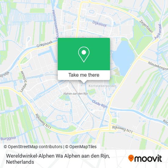 Wereldwinkel-Alphen Wa Alphen aan den Rijn map