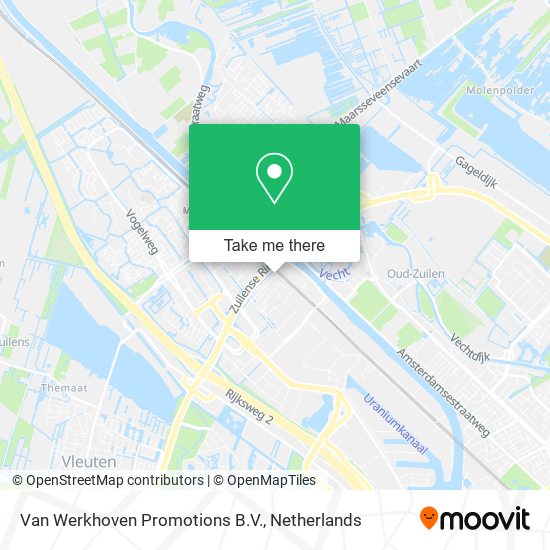 Van Werkhoven Promotions B.V. map