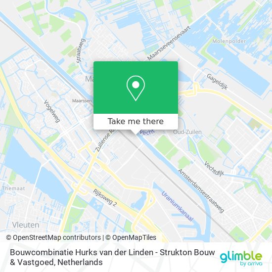 Bouwcombinatie Hurks van der Linden - Strukton Bouw & Vastgoed map