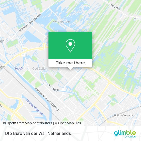 Dtp Buro van der Wal map