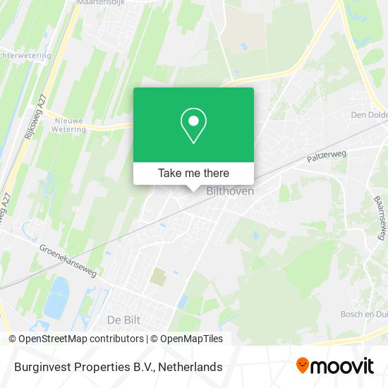 Burginvest Properties B.V. map