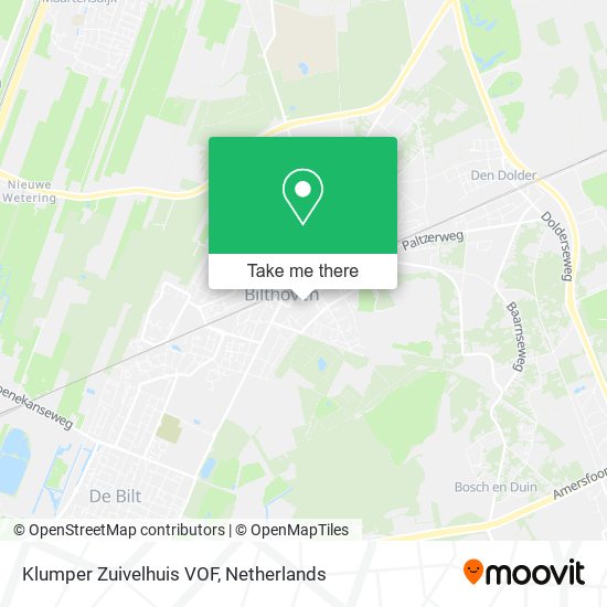 Klumper Zuivelhuis VOF map