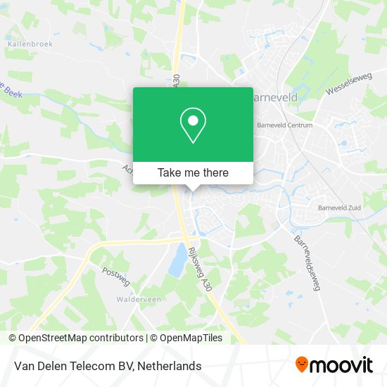 Van Delen Telecom BV map