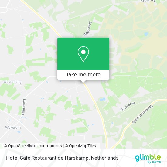 Hotel Café Restaurant de Harskamp map