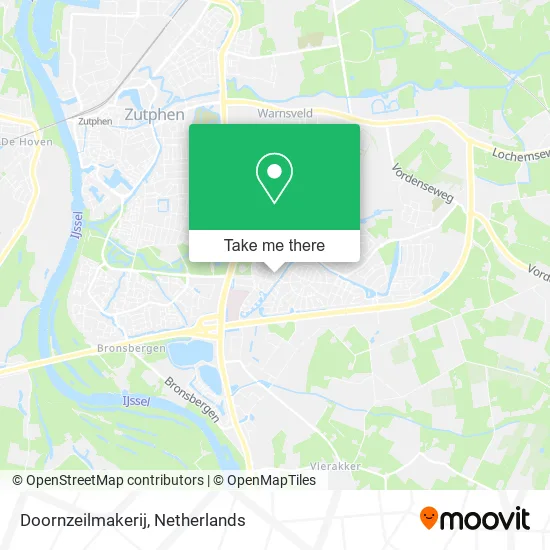 Doornzeilmakerij Karte