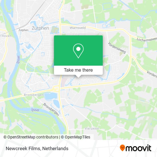 Newcreek Films map