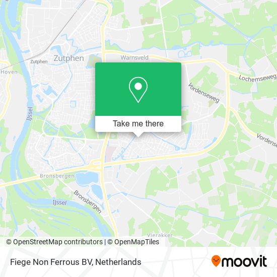 Fiege Non Ferrous BV map