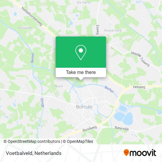 Voetbalveld Karte