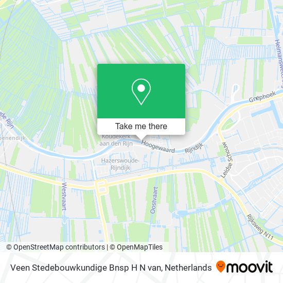 Veen Stedebouwkundige Bnsp H N van map