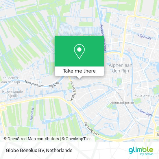 Globe Benelux BV map