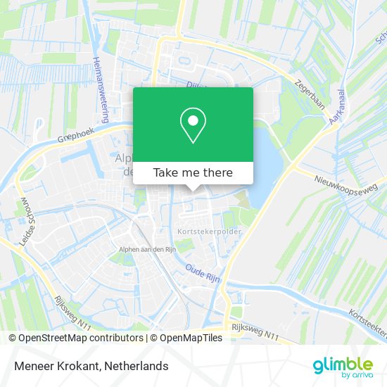 Meneer Krokant map