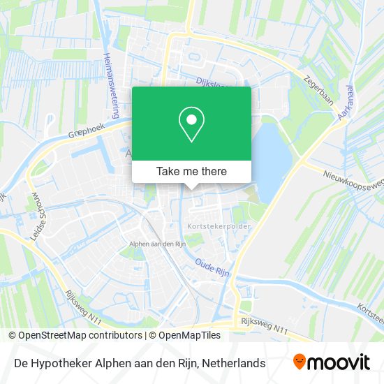 De Hypotheker Alphen aan den Rijn map