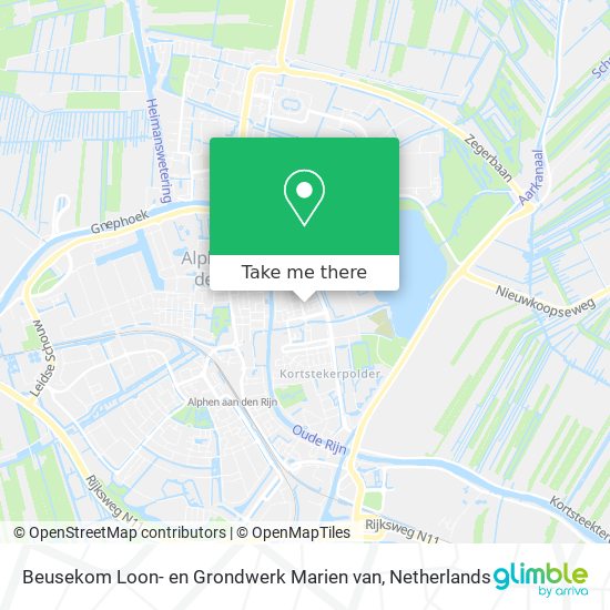 Beusekom Loon- en Grondwerk Marien van map