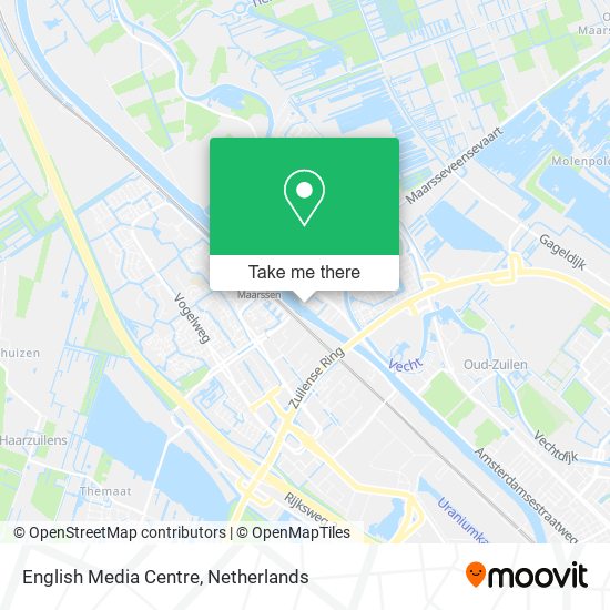 English Media Centre map