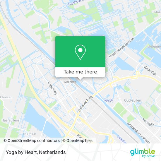 Yoga by Heart map