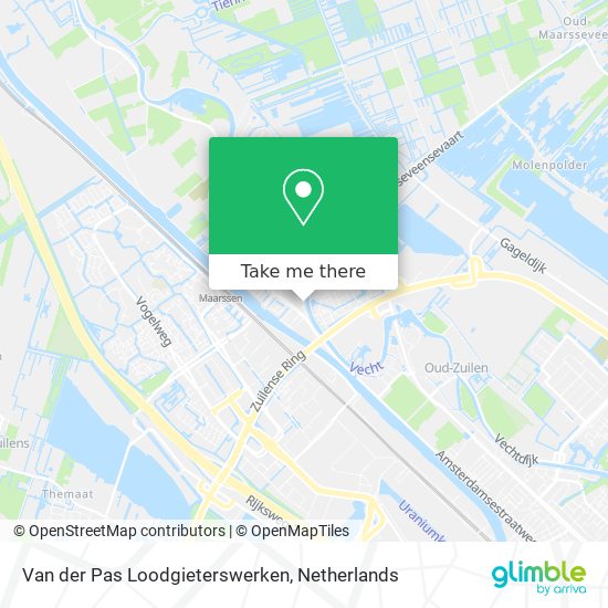 Van der Pas Loodgieterswerken map